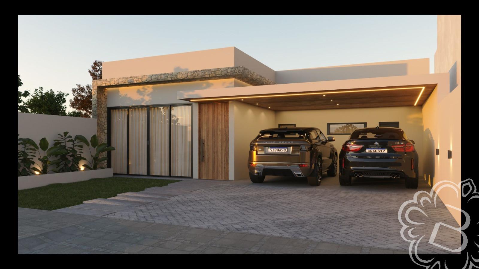 Casa térrea com piscina